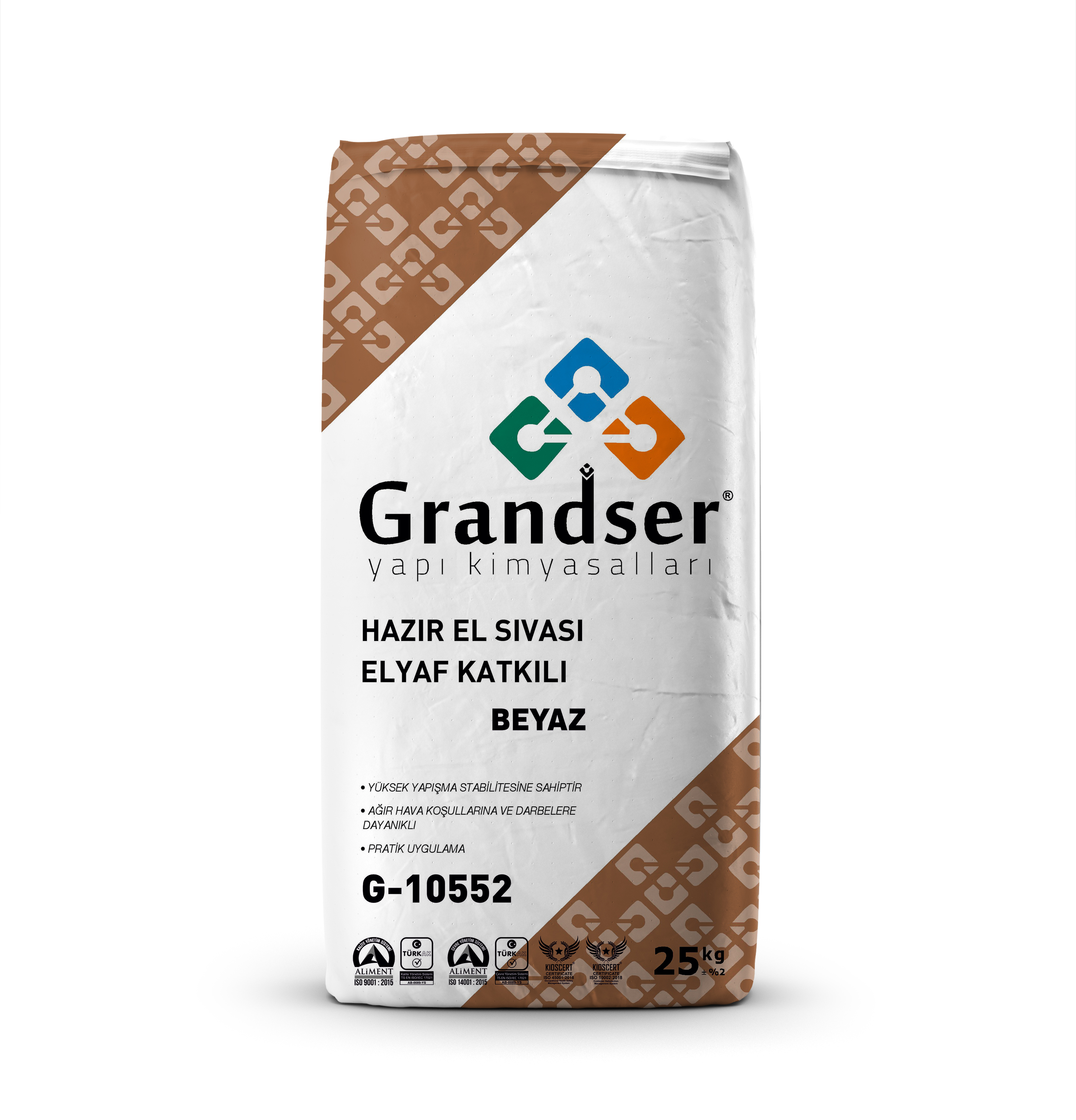 Hazır El Sıvası - Elyaf Katkılı (Beyaz)