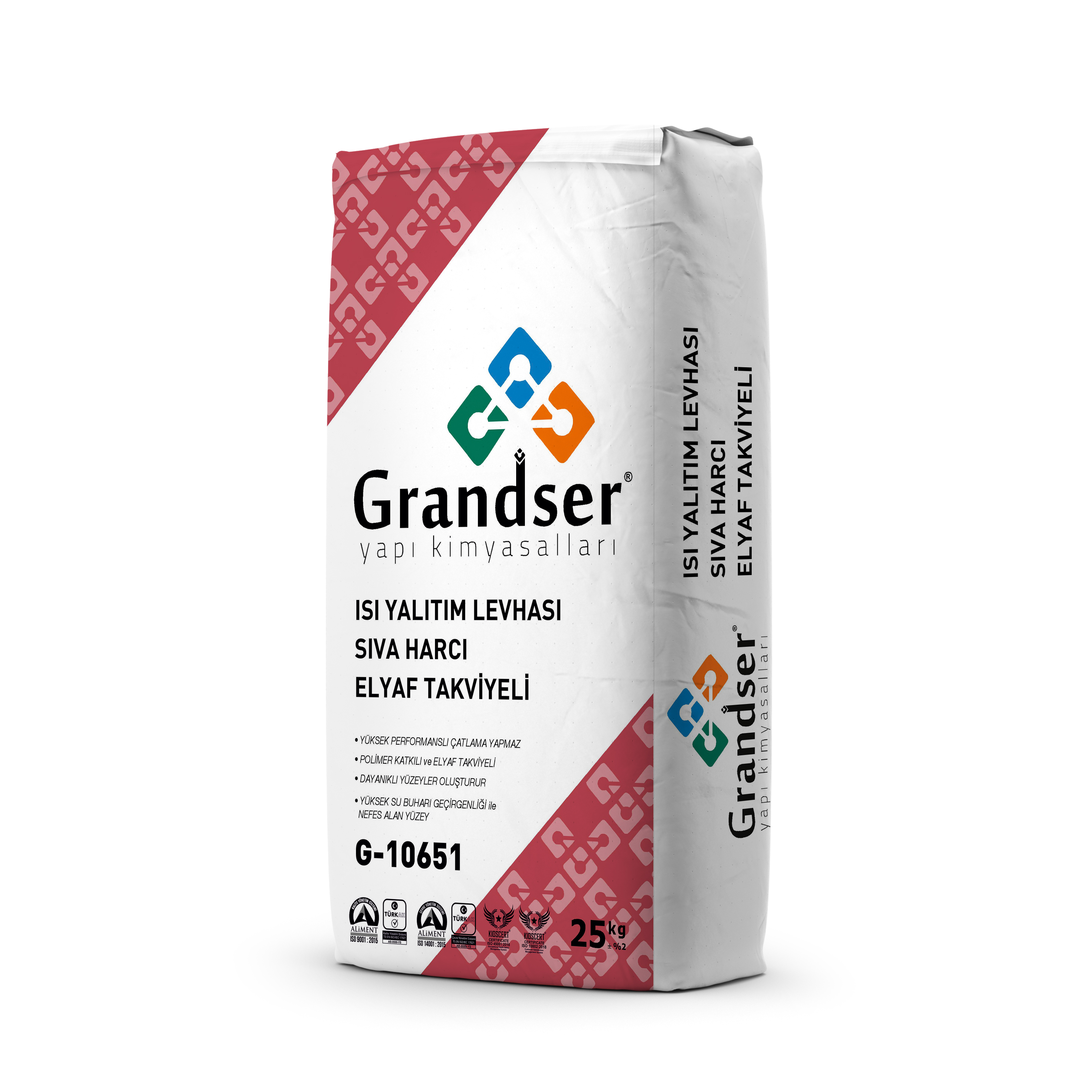 Isı Yalıtım Levhası Sıva Harcı - Elyaf Katkılı